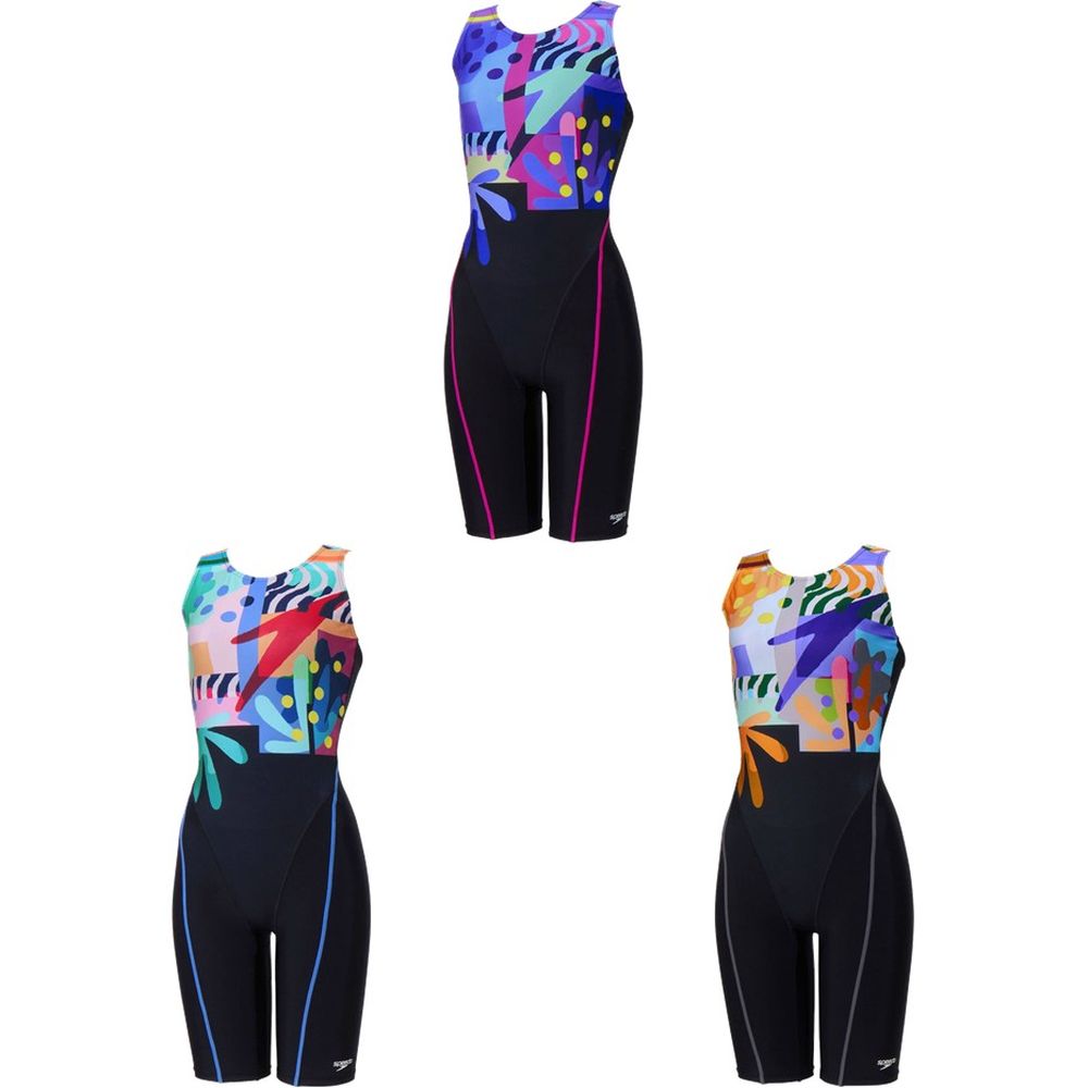 speedo（スピード） 水泳水着 レディース Water Fun Loosen kneeskin