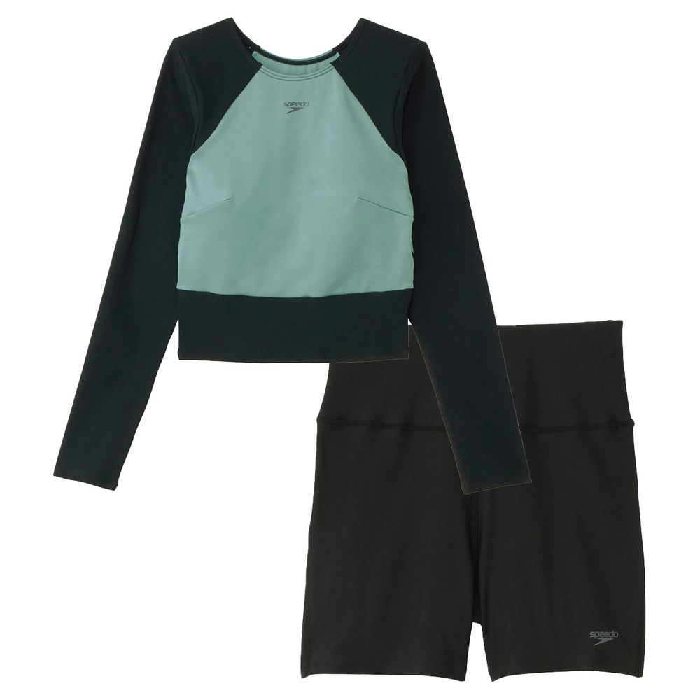 スピード Speedo 水泳ウェア レディース   ミニマム 長袖　　　　　　　　　　　　　 SFW22450 2024FW speedo（スピード） 水泳ウェア レディース ミニマム 長袖 SFW22450
