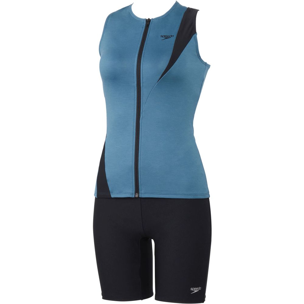 新品タグ付き speedo 競泳水着 スイムウェア DIAGONA ZIP speedo（スピード） 水泳水着 レディース Diagona Zip Pro Separates