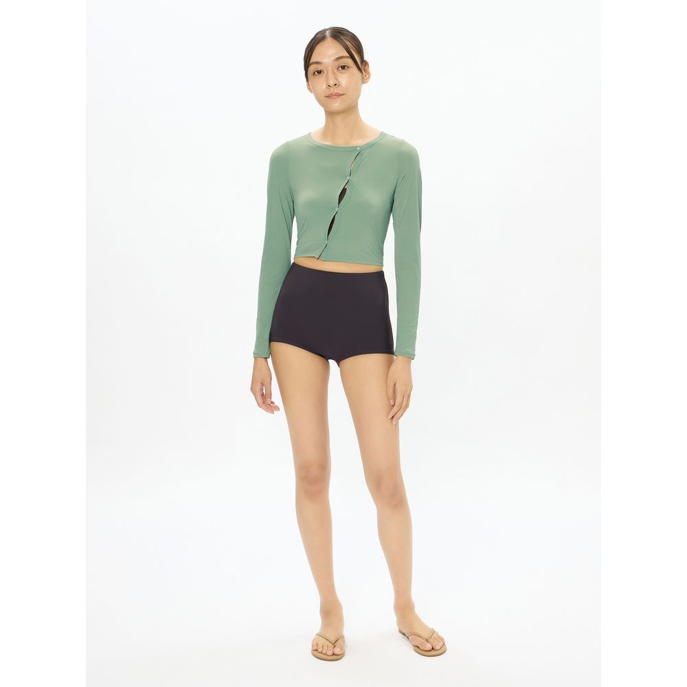 speedo（スピード） 水泳水着 レディース RIB RASH CARDIGAN SFW72631