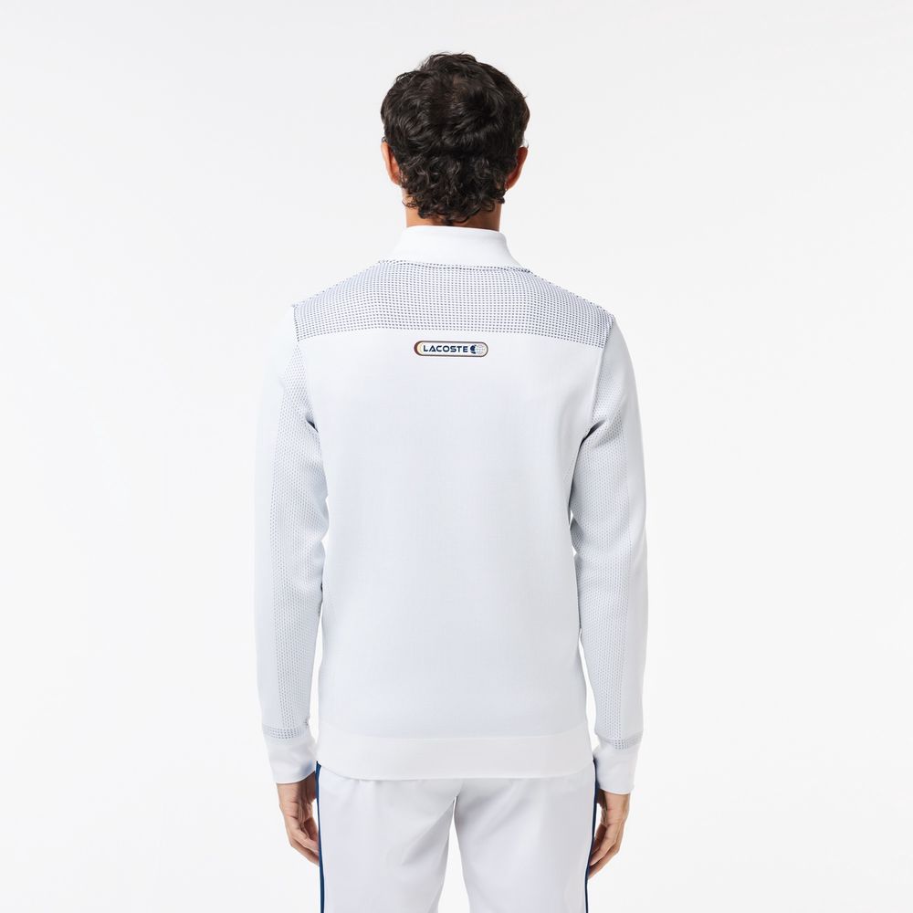 ラコステ LACOSTE テニスウェア メンズ 『ダニール・メドベージェフ』メッシュ切り替えトラックジャケット SH1090-99-BED 2023FW 『即日出荷』｜kpi｜03