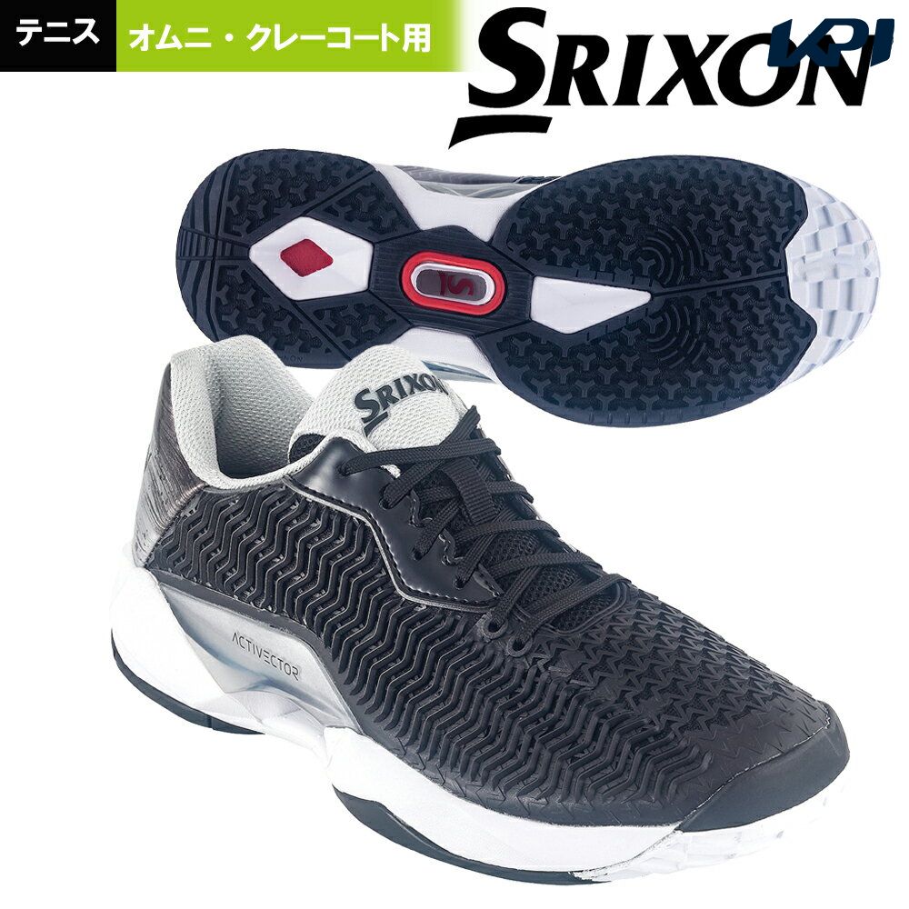 『即日出荷』スリクソン SRIXON テニスシューズ メンズ ACTIVECTOR OMNI&CLY アクティベクター オムニ・クレーコート用  SRS1013-BS