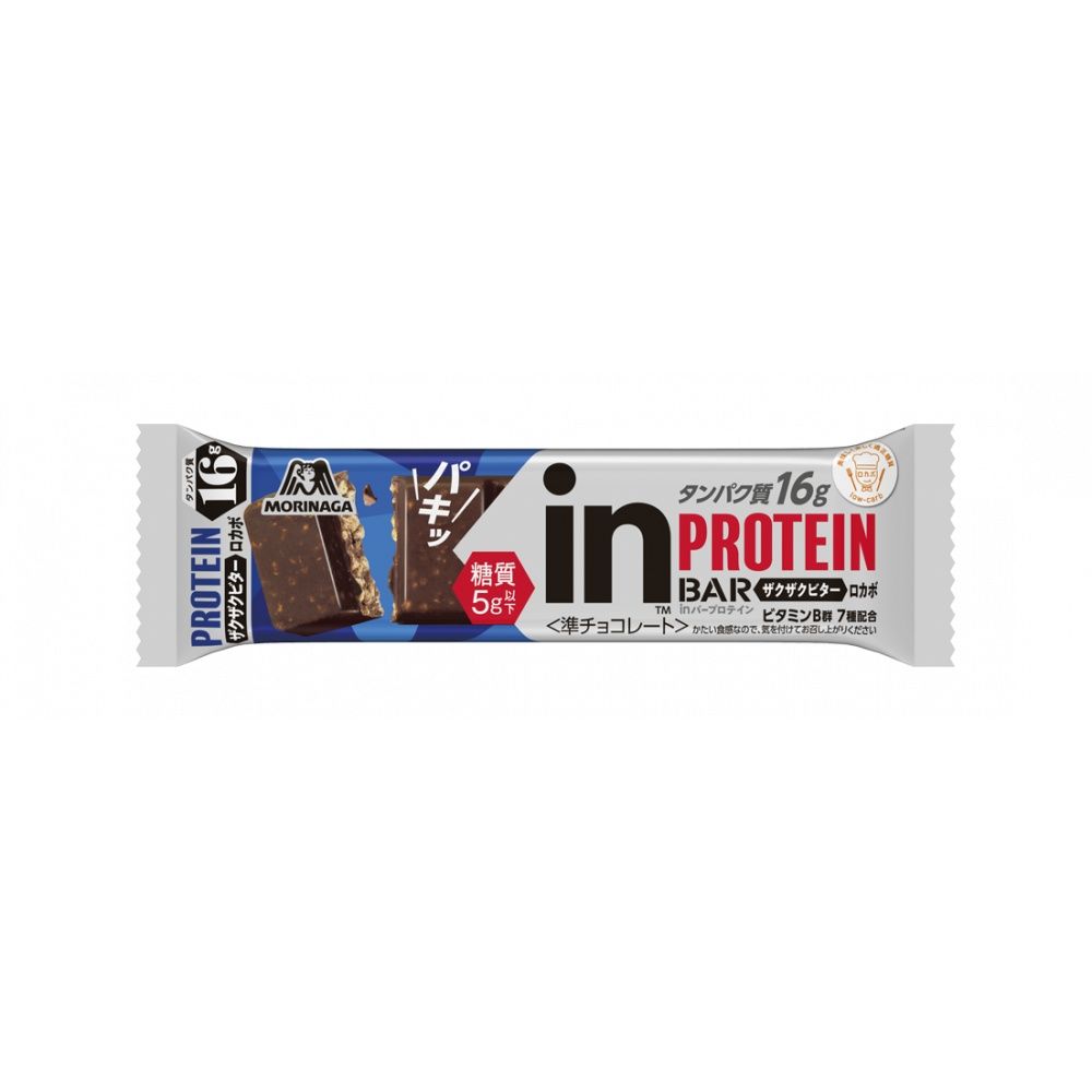 1本あたり135円〜」「同種12・24・36本」 プロテインバー 森永 inバー