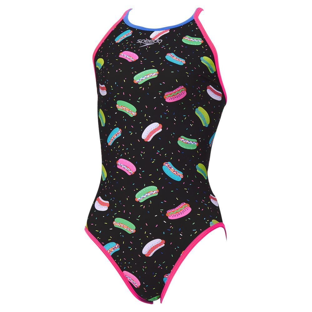speedo（スピード） 水泳水着 レディース ホットドッグターンズスーツ