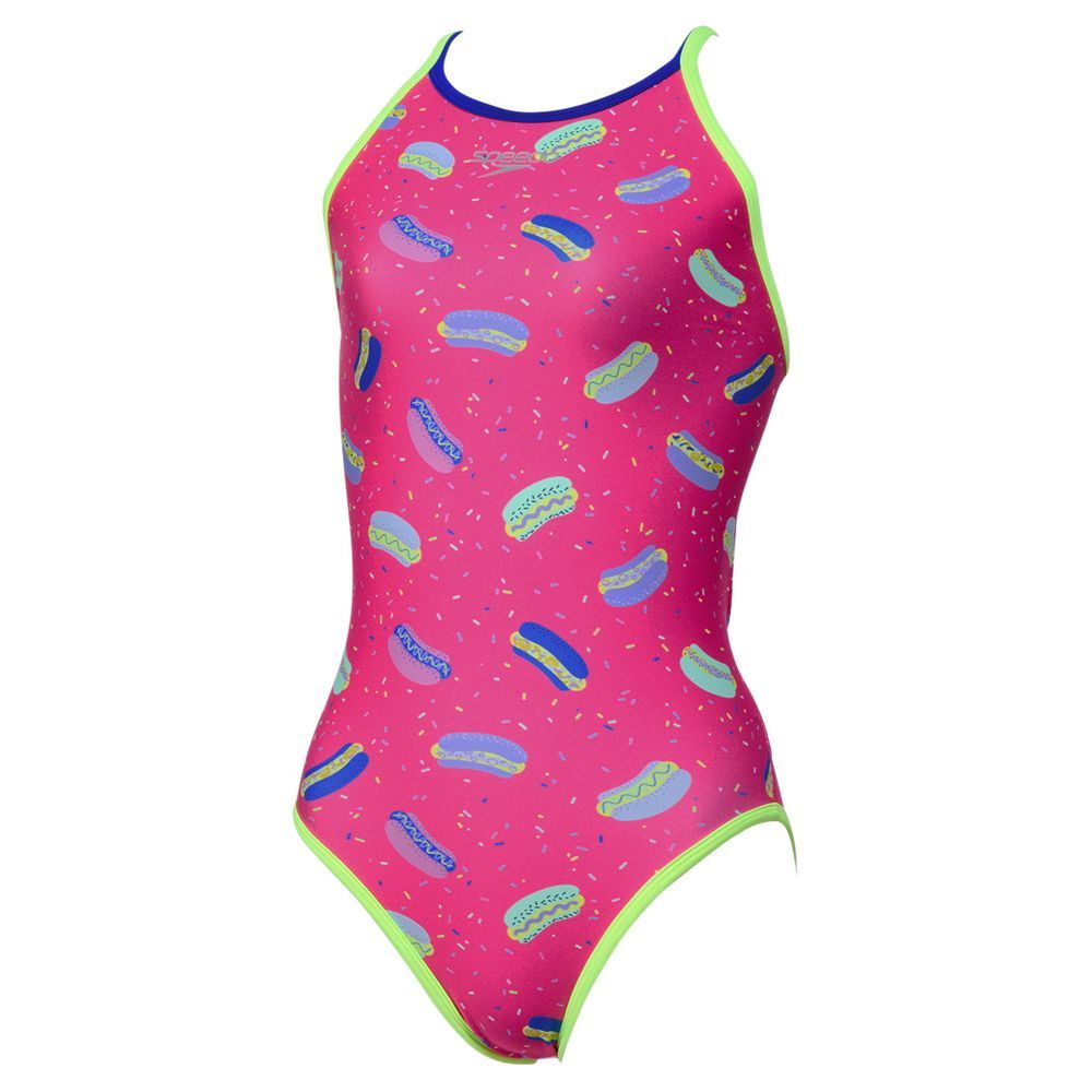 speedo（スピード） 水泳水着 レディース ホットドッグターンズスーツ