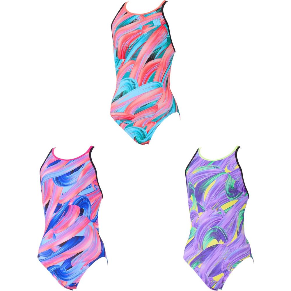 スピード Speedo 水泳水着 レディース   Brushy Shadow TurnS BridgeLine Suit STW02652