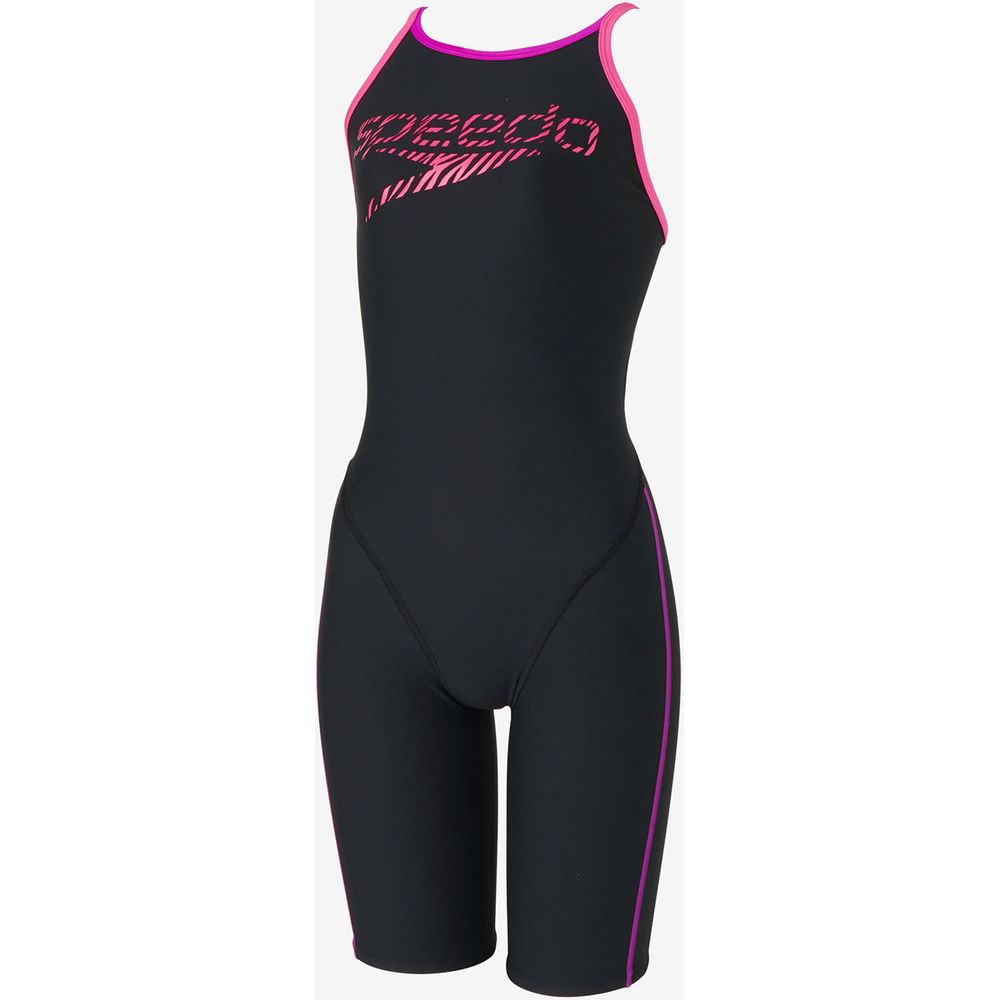 speedo（スピード） 水泳水着 レディース Zebra Stack TurnS Kneeskin