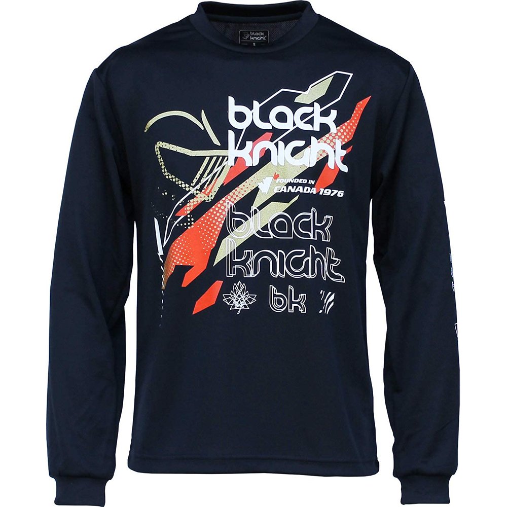 ブラックナイト Black knight バドミントンウェア ユニセックス ロングTシャツ T-0250 2020FW