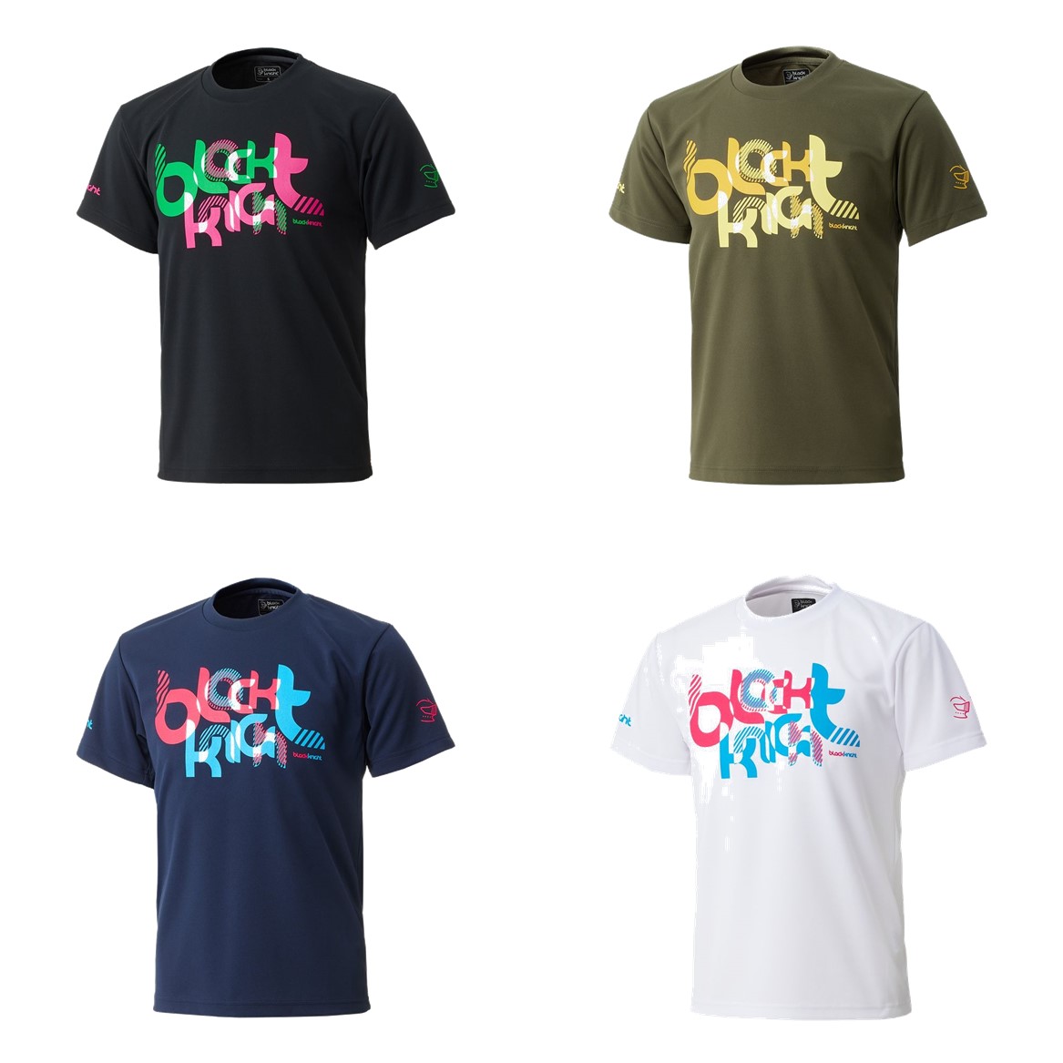 ブラックナイト Black knight バドミントンウェア ユニセックス   ドライＴシャツ T-4107U 2024SS | 