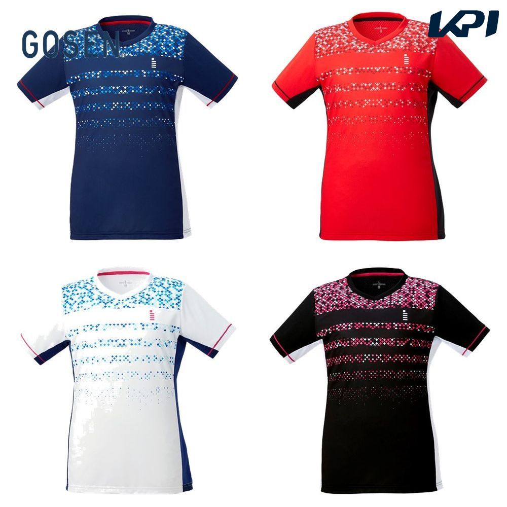 ゴーセン GOSEN テニスウェア レディース レディースゲームシャツ T2045 2020FW