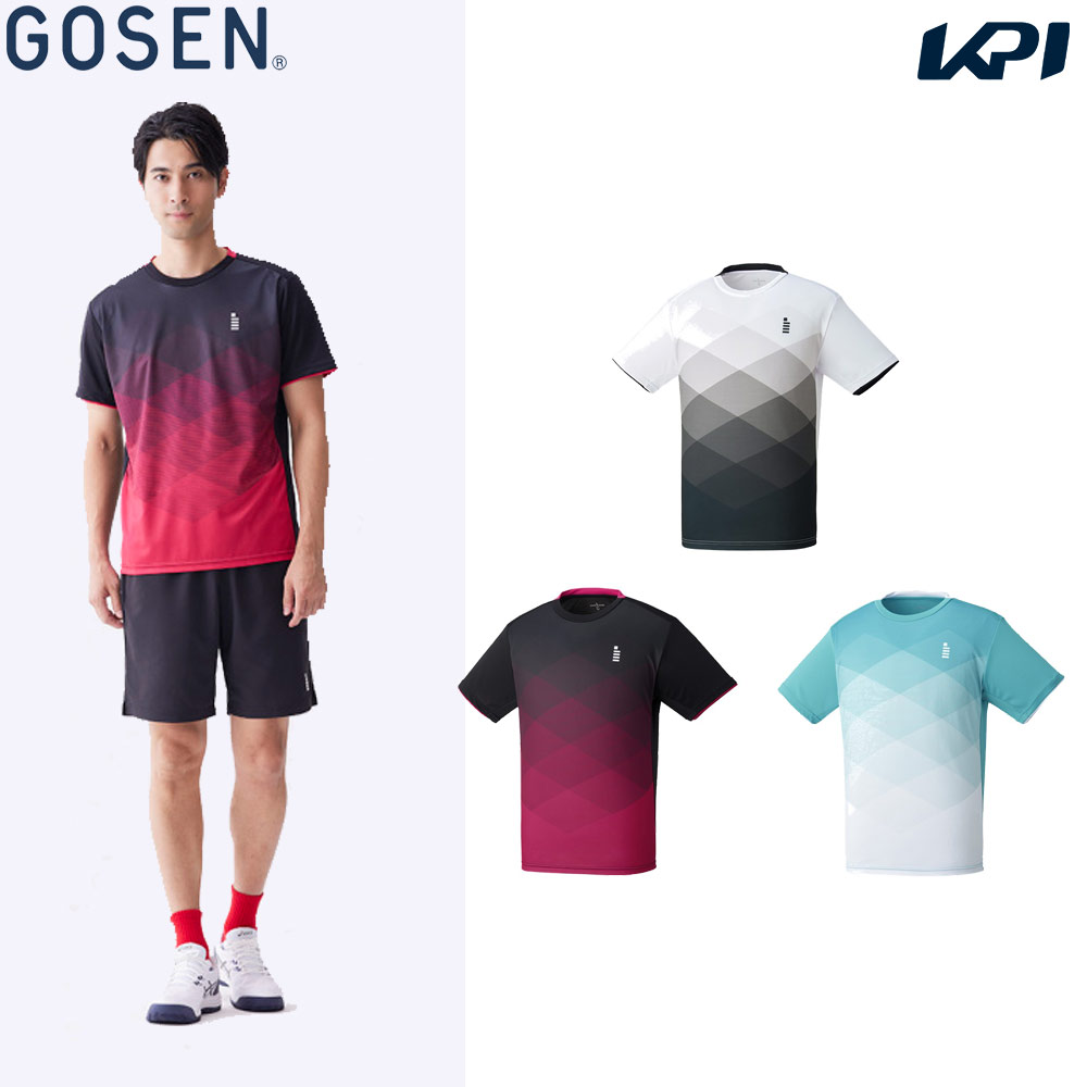 ゴーセン GOSEN テニスウェア ユニセックス ゲームシャツ T2302 2023SS