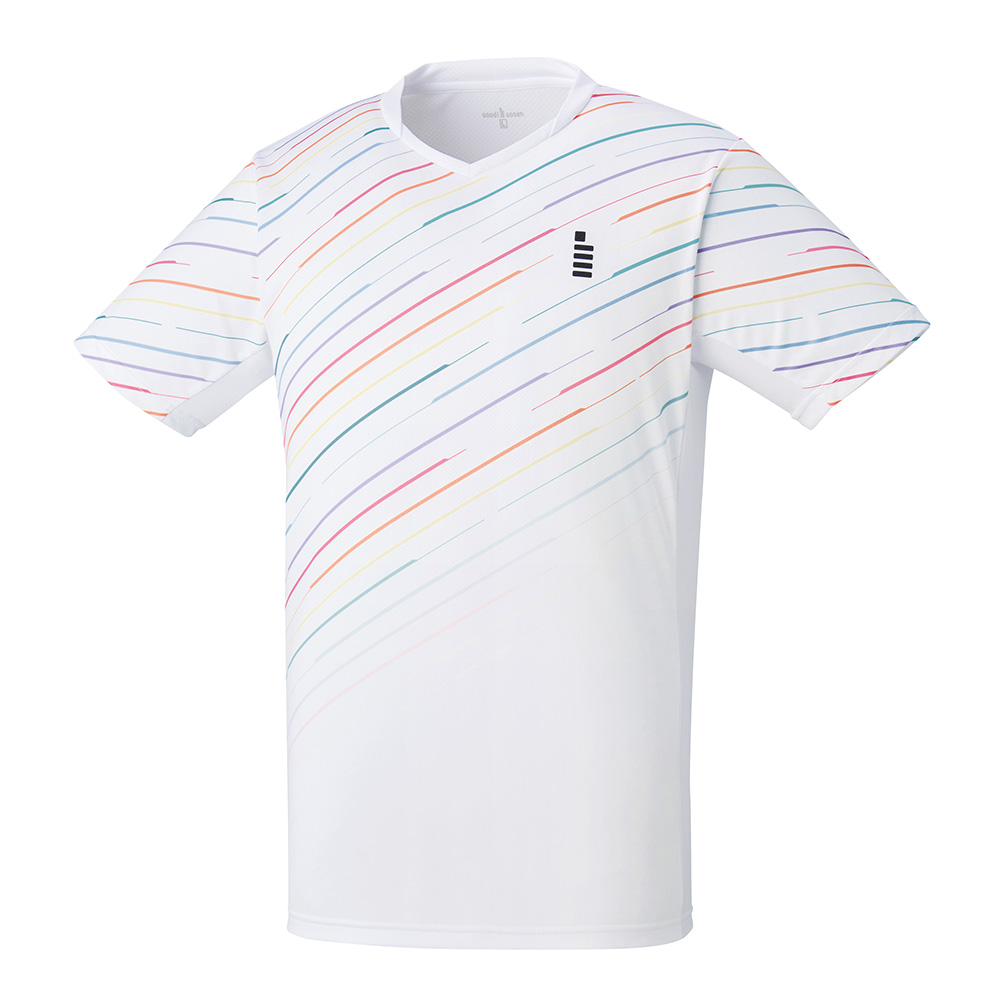 ゴーセン GOSEN テニスウェア ユニセックス ゲームシャツ T2306-ap 2023SS｜kpi｜03