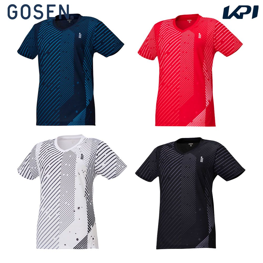 ゴーセン GOSEN テニスウェア レディース   ゲームシャツ T2371 2024SS