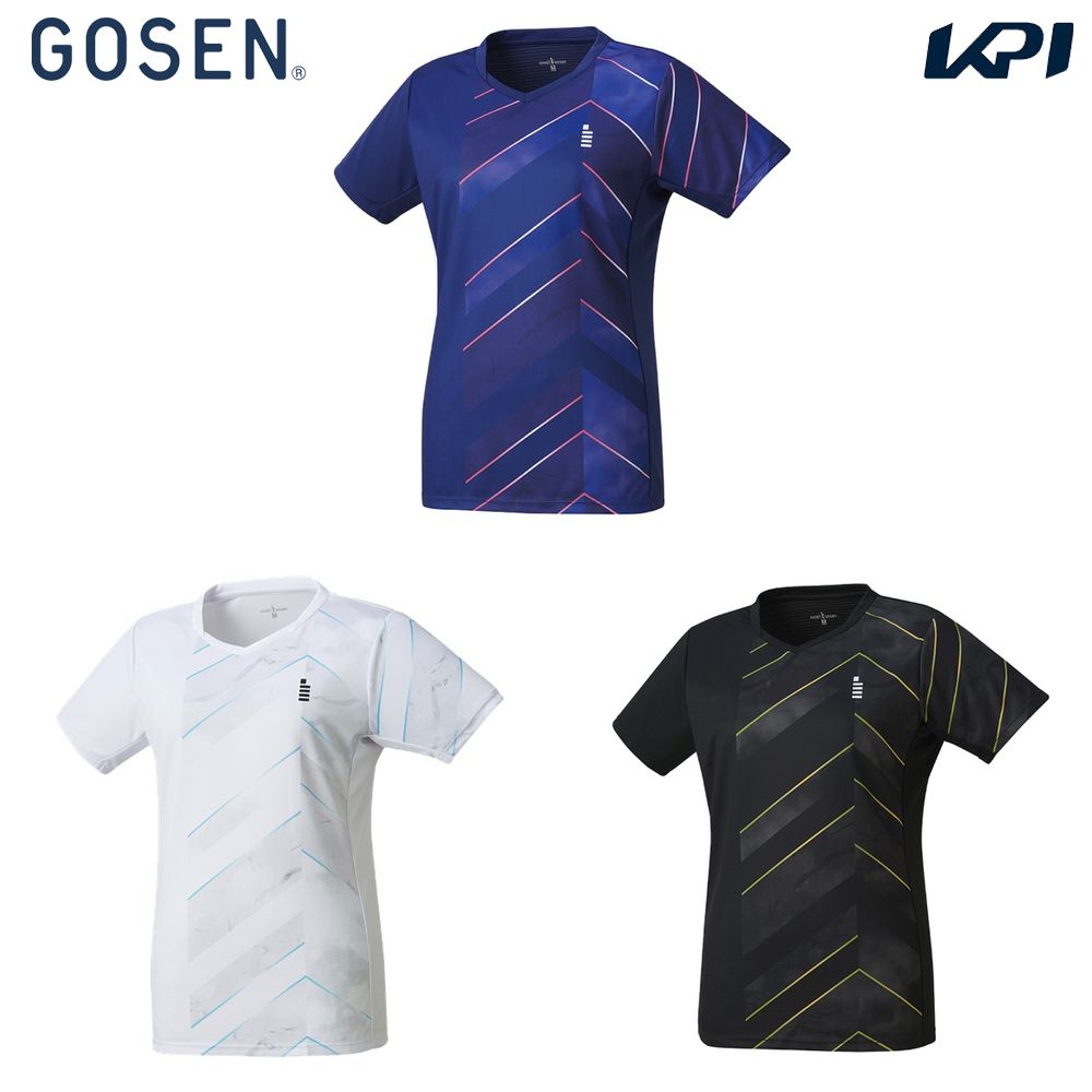ゴーセン GOSEN テニスウェア レディース   ゲームシャツ T2405 2024SS｜kpi