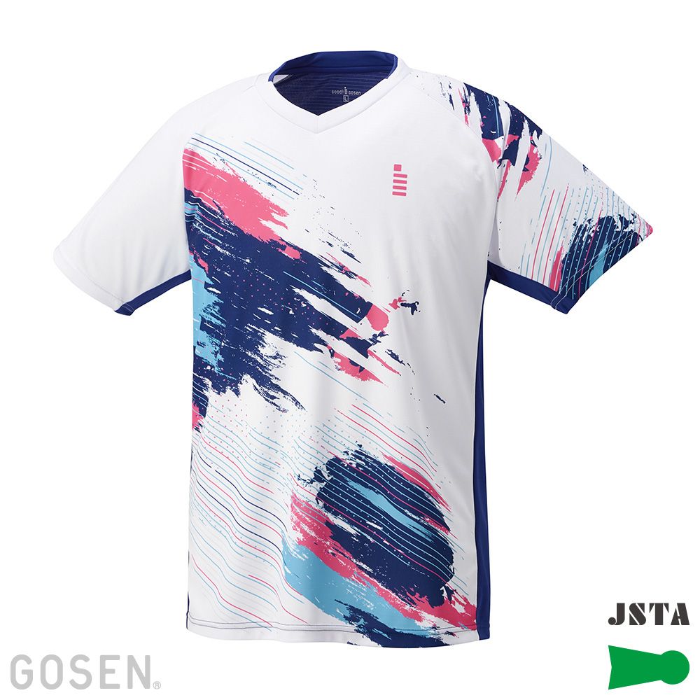 ゴーセン GOSEN テニスウェア ユニセックス   ゲームシャツ T2440 2024FW | GOSEN | 03