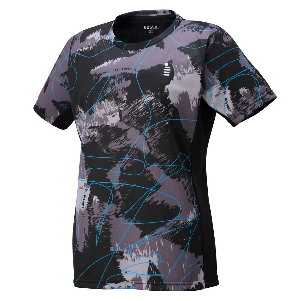 ゴーセン GOSEN テニス レディース ゲームシャツ T2503 39 ブラック