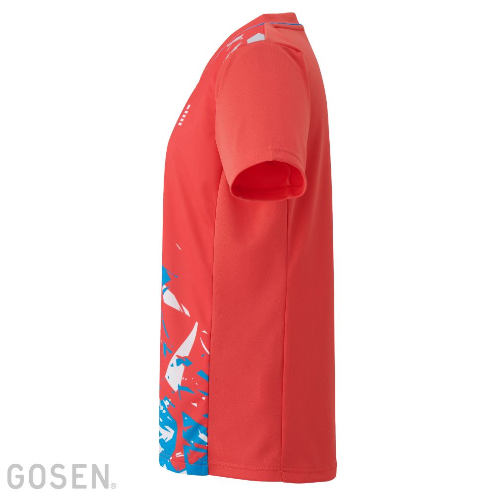 GOSEN テニス シャツ（色：レッド系）｜ウエア｜テニス｜スポーツ 通販