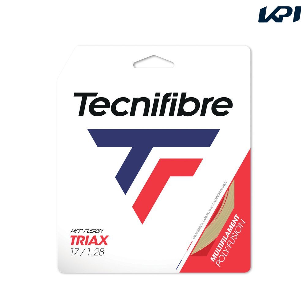 テクニファイバー Tecnifibre テニスガット・ストリング  TRIAX 1.28mm トライアックス 12m 単張り TFG310  TFSG301『即日出荷』｜kpi｜02