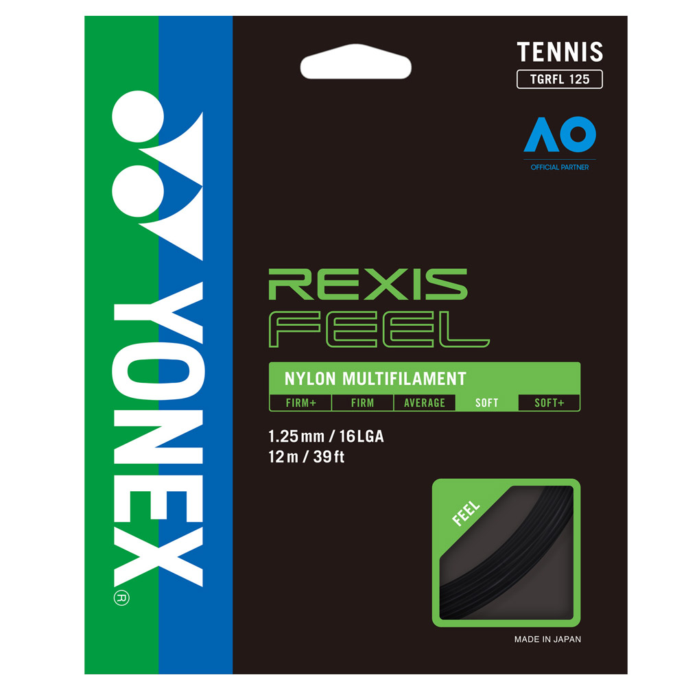 ヨネックス YONEX テニスガット・ストリング レクシスフィール125 単張 REXIS FEEL　TGRFL125