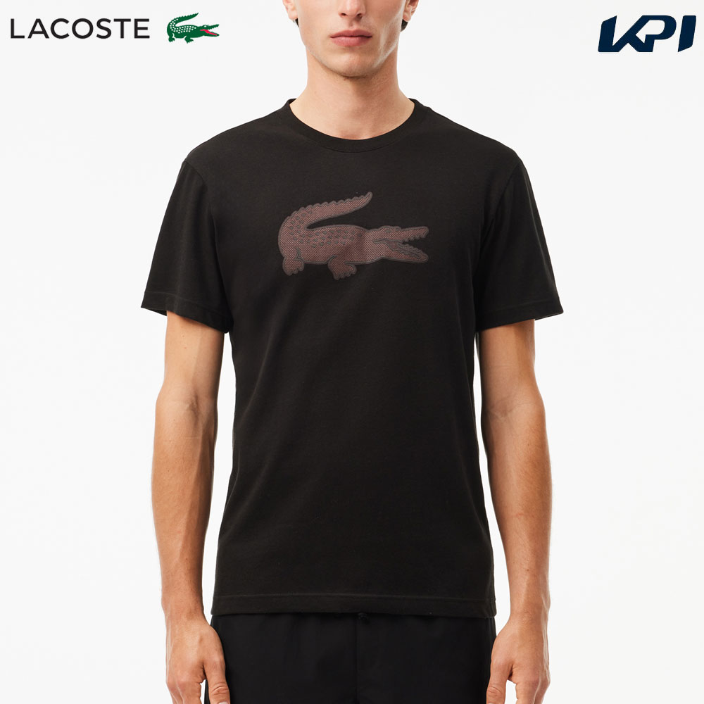 『即日出荷』ラコステ LACOSTE テニスウェア メンズ   コットンブレンド ウルトラドライ ロゴプリント Tシャツ TH2042-99-7V2 2024FW