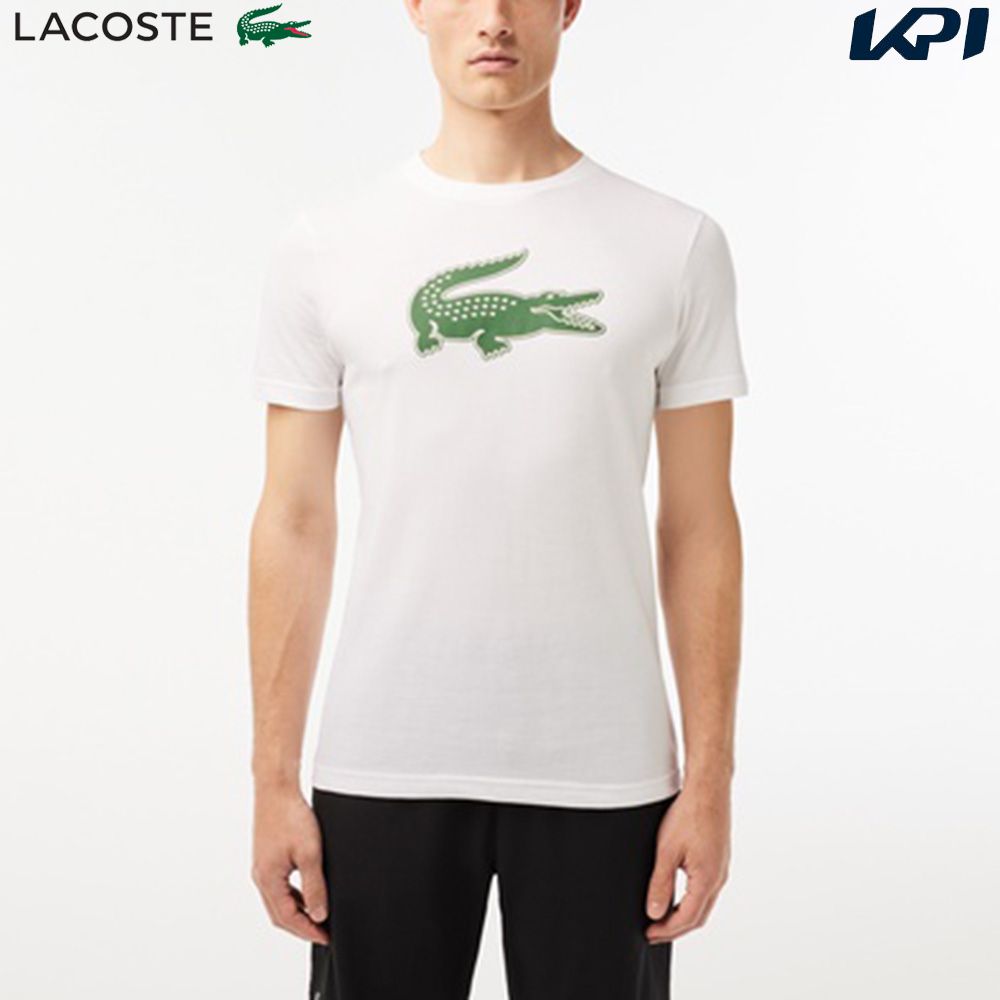 ラコステ LACOSTE テニスウェア メンズ コットンブレンドウルトラドライロゴプリントTシャツ TH2042-99-737 2023FW 『即日出荷』