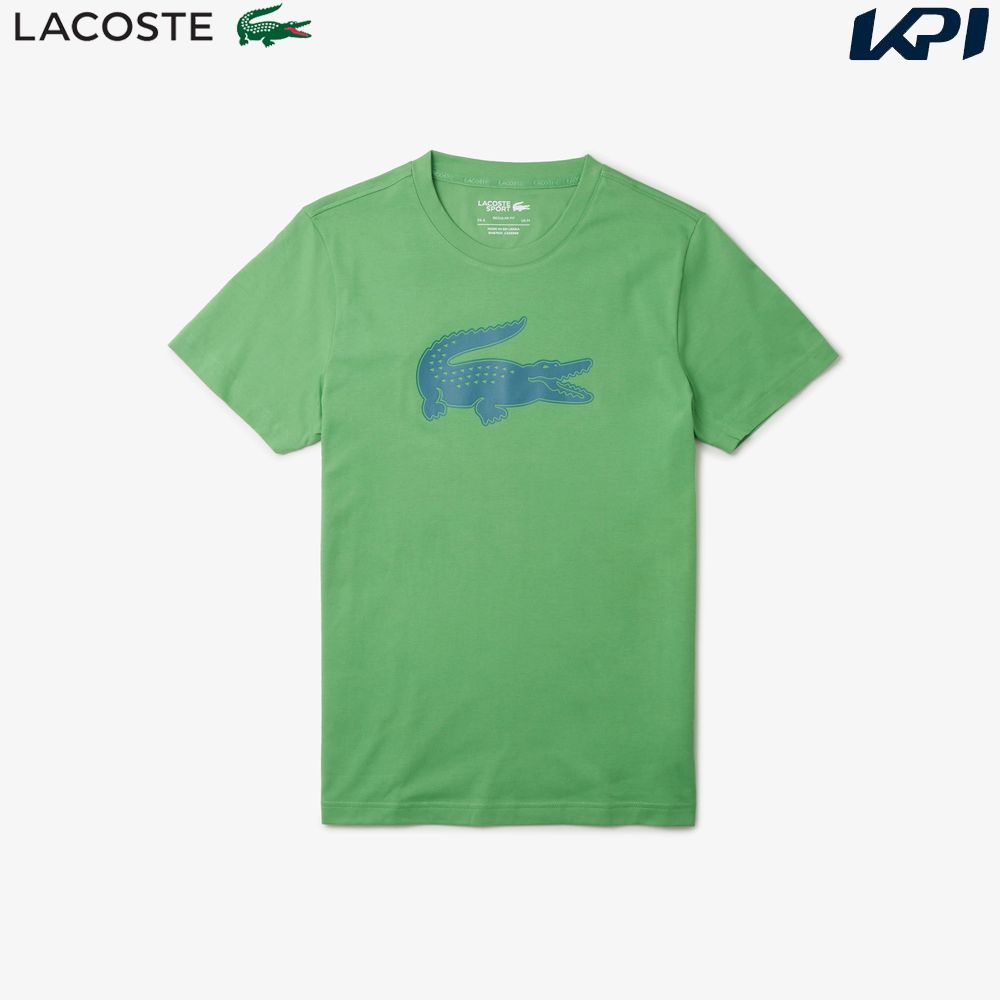 2022超人気『即日出荷』ラコステ LACOSTE テニスウェア メンズ   コットンブレンドウルトラドライロゴプリントTシャツ TH2042-99-IRS 2024SS