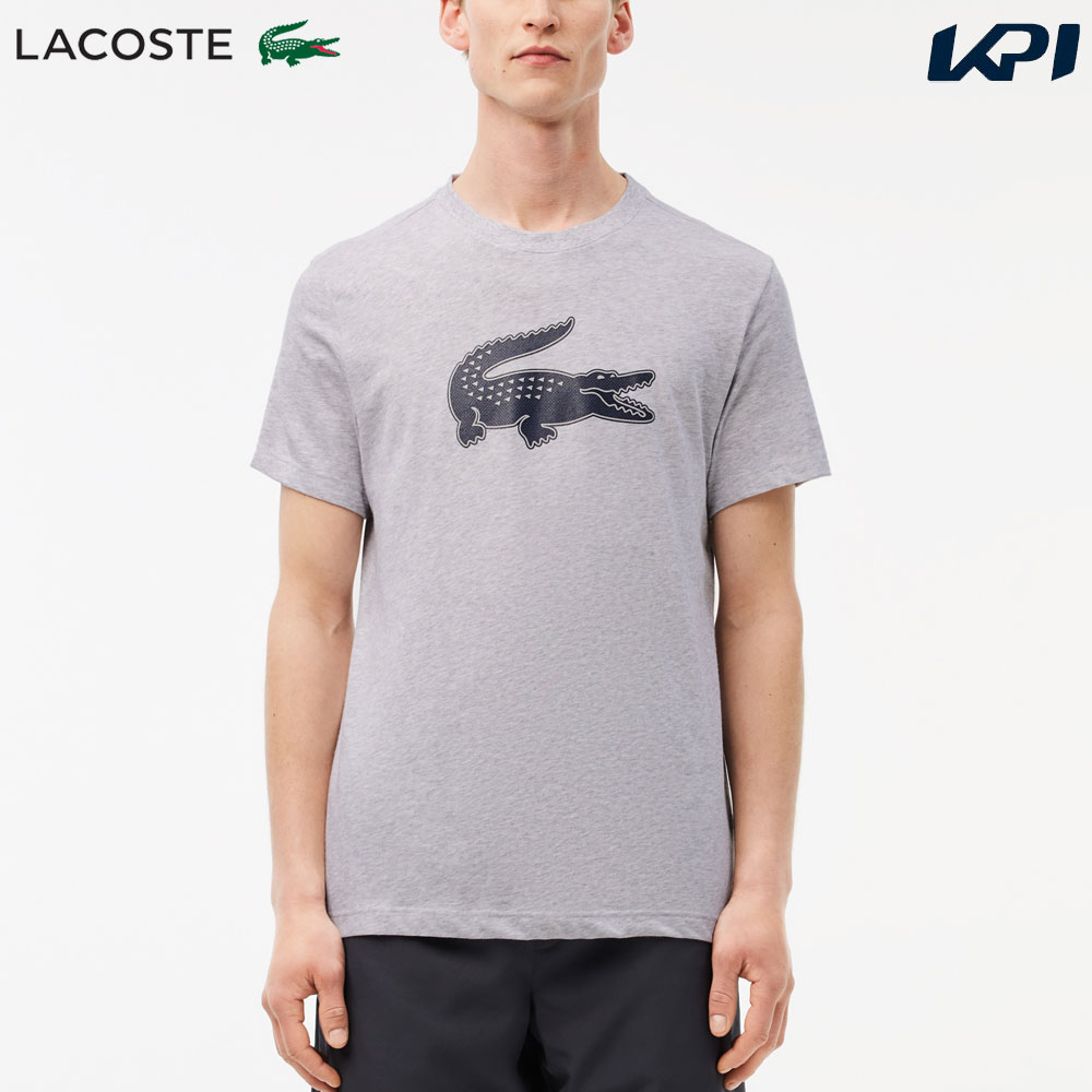 『即日出荷』ラコステ LACOSTE テニスウェア メンズ   コットンブレンド ウルトラドライ ロゴプリント Tシャツ TH2042-99-MNC 2024FW