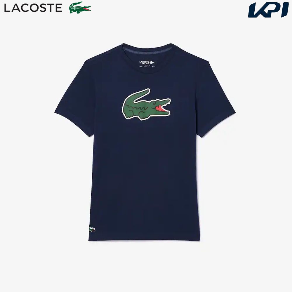 ラコステ LACOSTE テニスウェア メンズ   コットンタッチウルトラドライワニロゴグラフィック...