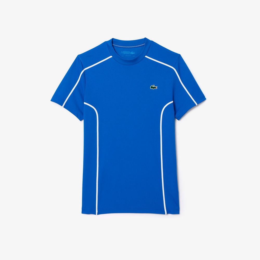 ラコステ LACOSTE テニスウェア メンズ   コントラストラインドウルトラドライTシャツ TH7545-99-IXW 2024SS 『即日出荷』｜kpi｜02