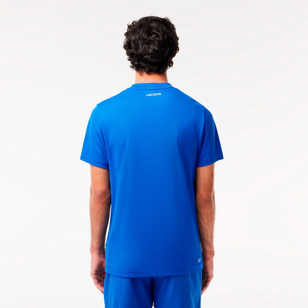 ラコステ LACOSTE テニスウェア メンズ   コントラストラインドウルトラドライTシャツ TH7545-99-IXW 2024SS 『即日出荷』｜kpi｜03