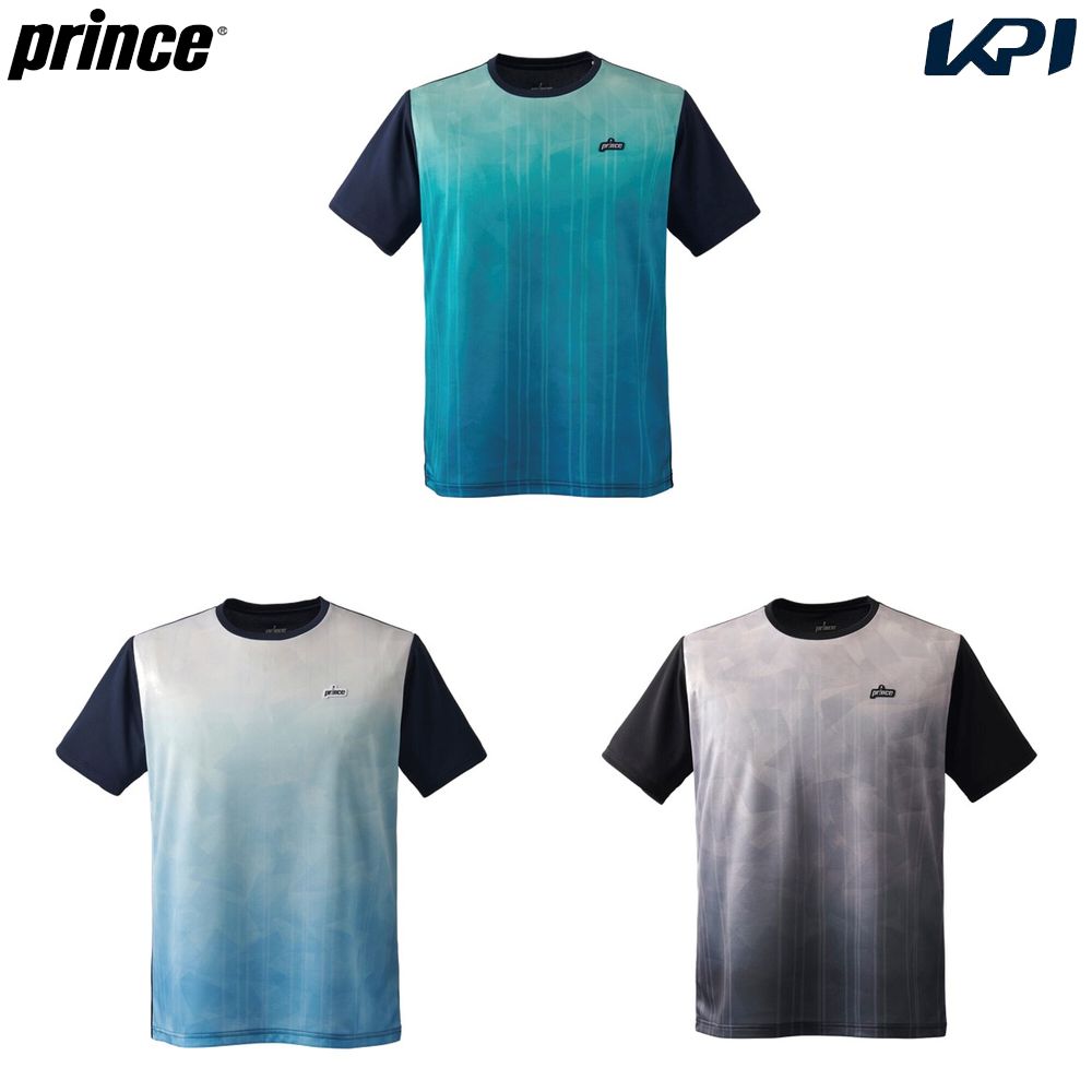 プリンス Prince テニスウェア メンズ   ゲームシャツ TMU191T 2024SS｜kpi