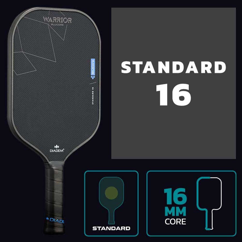 ダイアデム DIADEM ピックルボール パドル    WARRIOR BLUCORE STANDARD16 ウォーリアーブルーコア スタンダード16 TPA018 ダイアデム DIADEM ピックルボール パドル WARRIOR BLUCORE STANDARD16