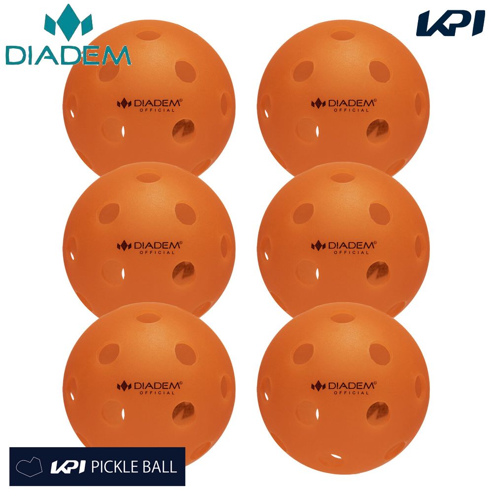 ダイアデム DIADEM  ピックルボール ボール POWER PICKLEBALL INDOOR 6PK パワー インドア 6個入 TPB006 『即日出荷』｜kpi