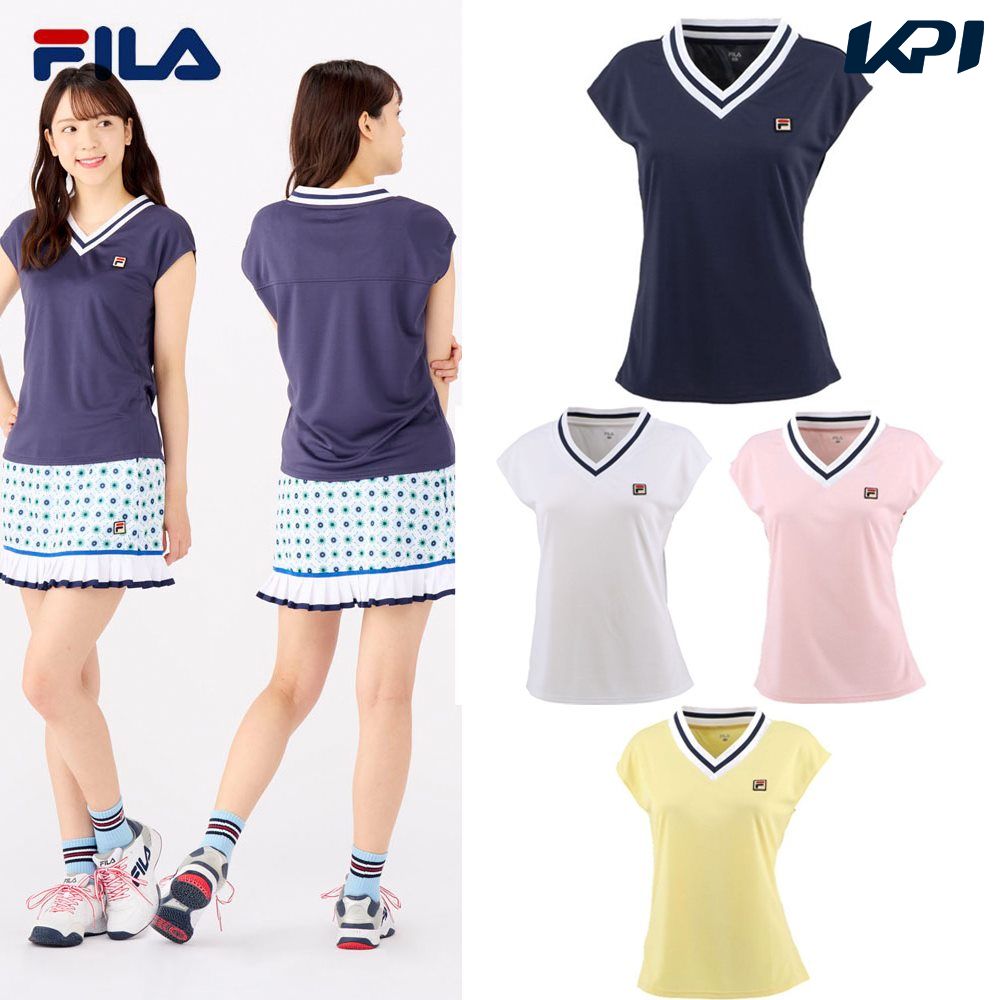 フィラ FILA テニスウェア レディース ゲームシャツ VL2437 2022SS