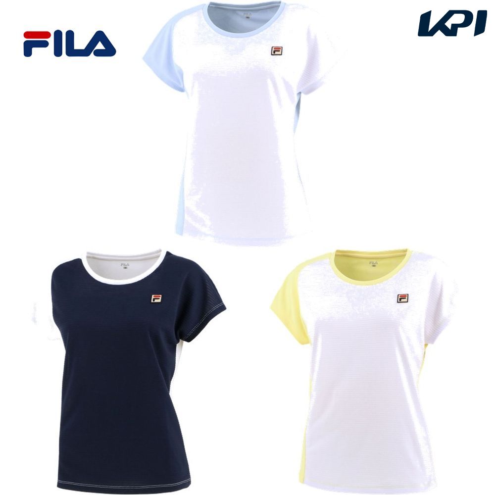 フィラ FILA テニスウェア レディース  ゲームシャツ VL2449 2022SS『即日出荷』｜kpi