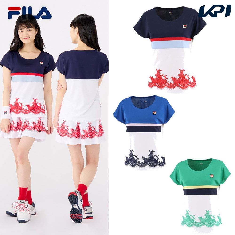 フィラ FILA テニスウェア レディース  ゲームシャツ VL2461 2022SS『即日出荷』