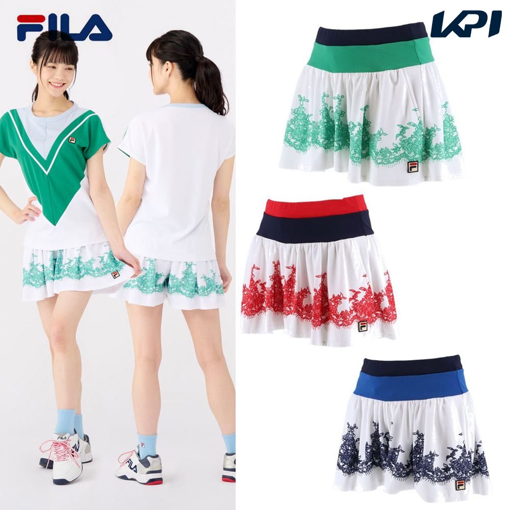 フィラ FILA テニスウェア レディース  キュロットパンツ VL2464 2022SS『即日出荷』