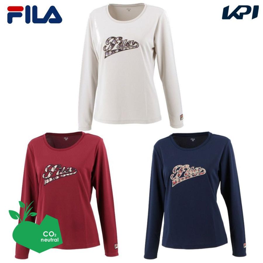 「別注数量限定」「SDGsプロジェクト」フィラ FILA テニスウェア レディース ロングスリーブTシャツ KPI限定モデル VL2570 2022FW『即日出荷』「KPI限定」｜kpi