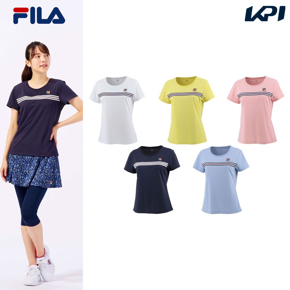 フィラ FILA テニスウェア レディース ゲームシャツ VL2593 2023SS
