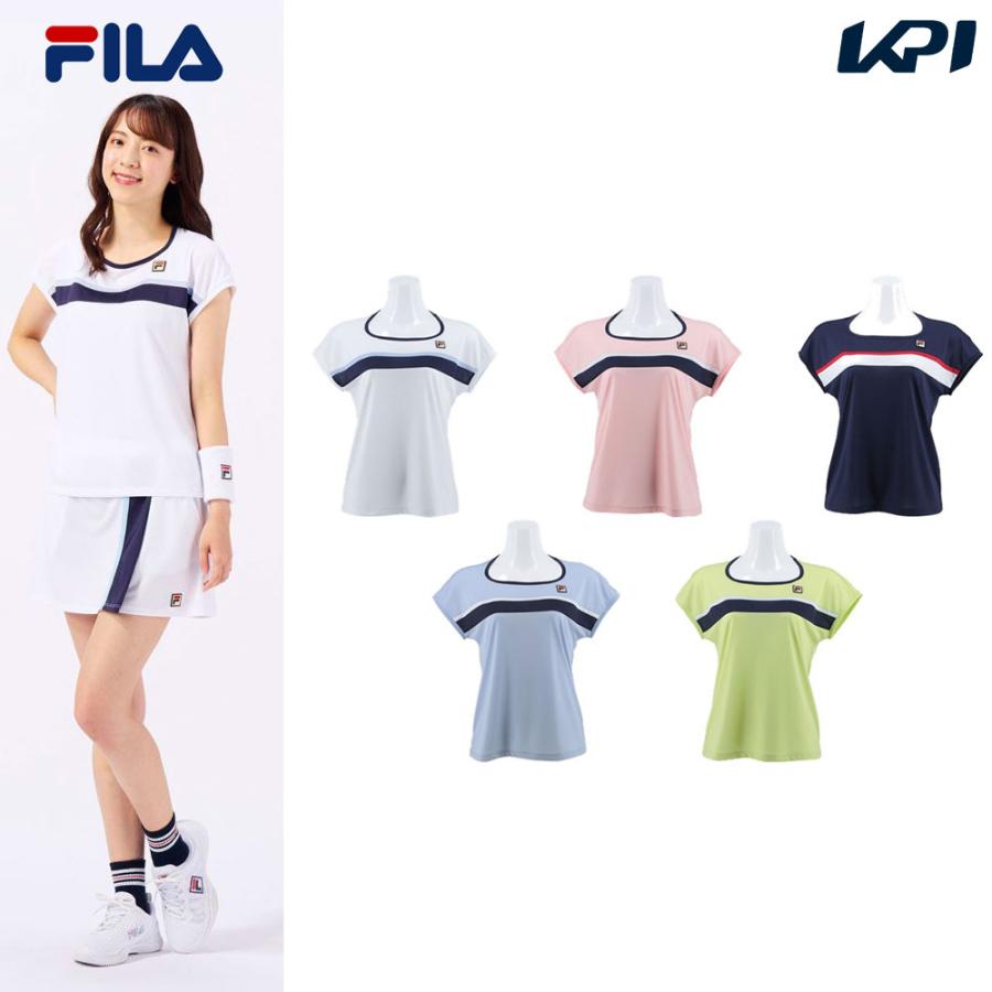 フィラ FILA テニスウェア レディース ゲームシャツ VL2596 2023SS