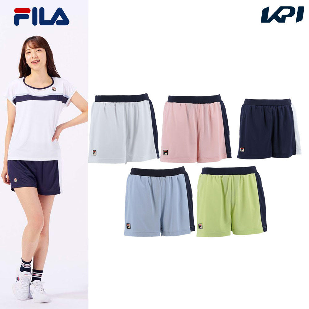 フィラ FILA テニスウェア レディース ショートパンツ VL2601 2023SS