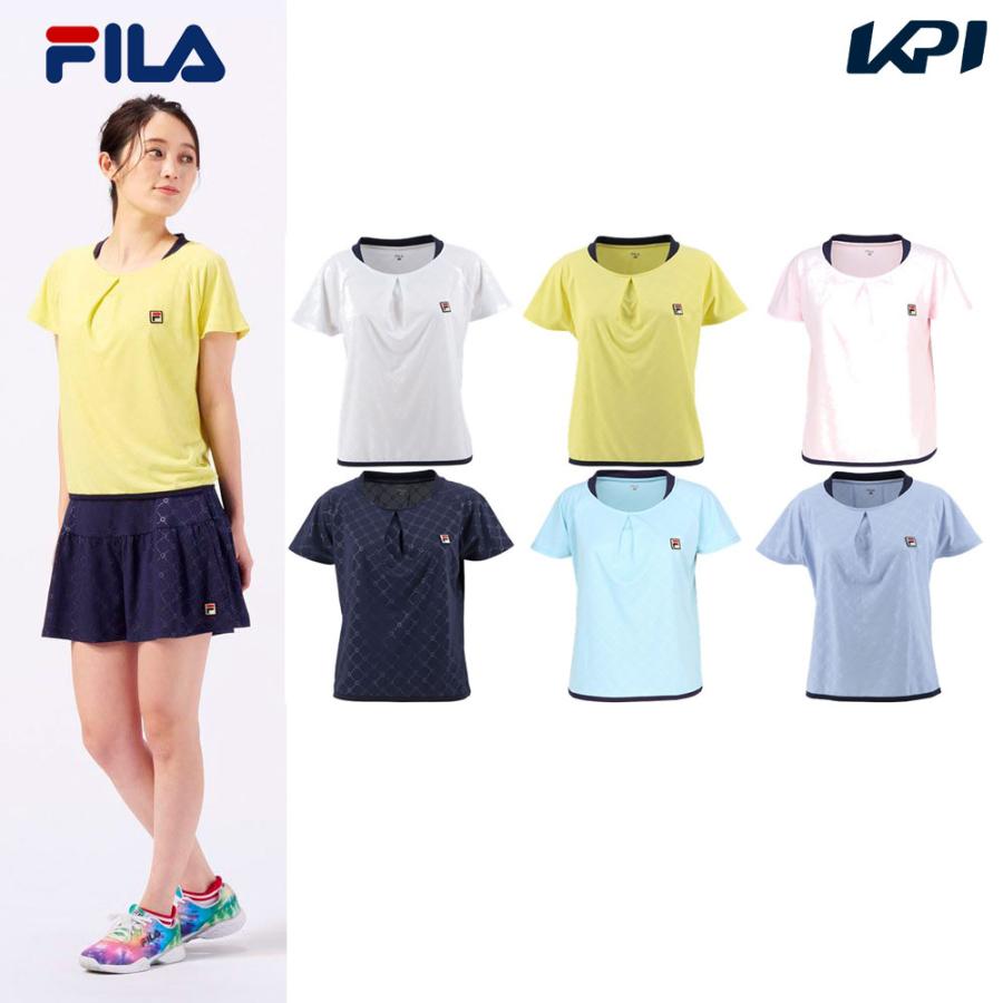 フィラ FILA テニスウェア レディース ゲームシャツ VL2604 2023SS
