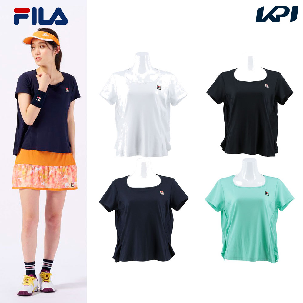 新製品情報も満載 フィラ FILA テニスウェア レディース ゲームシャツ