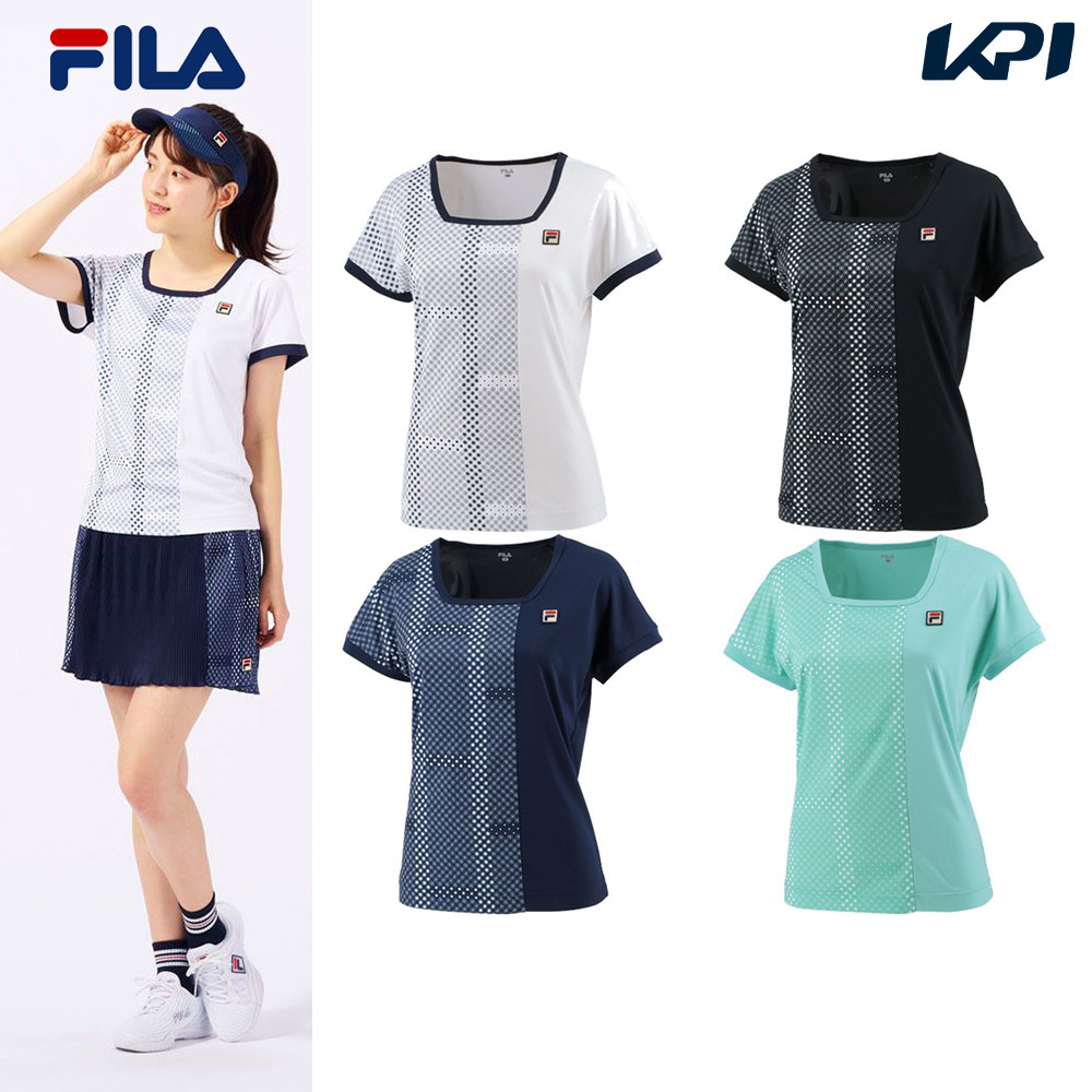 フィラ FILA テニスウェア レディース ゲームシャツ VL2628 2023SS