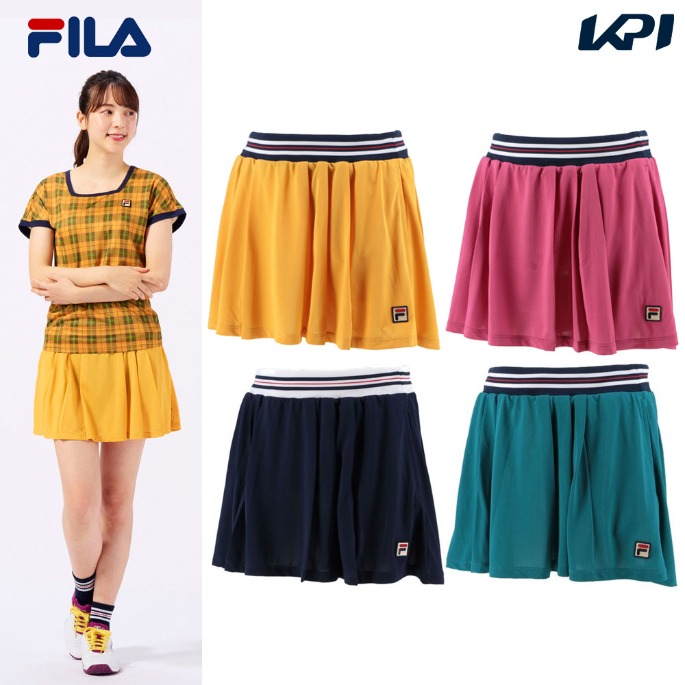 フィラ FILA テニスウェア レディース スコート VL2655 2023SS 