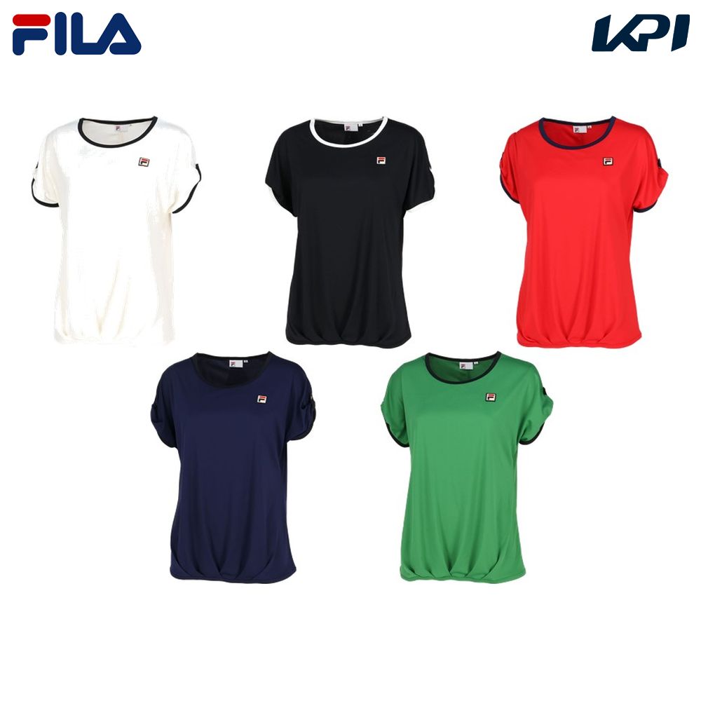 フィラ FILA テニスウェア レディース ゲームシャツ VL2698 2023FW