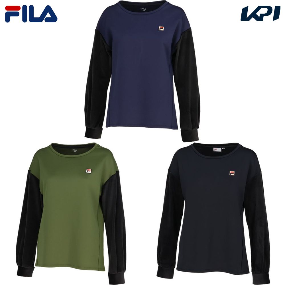 フィラ FILA テニスウェア レディース ロングスリーブシャツ VL2734 2023FW