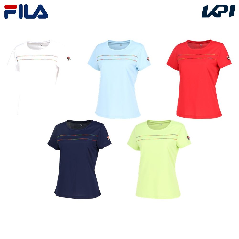 フィラ FILA テニスウェア レディース   ゲームシャツ VL2816 2024SS｜kpi