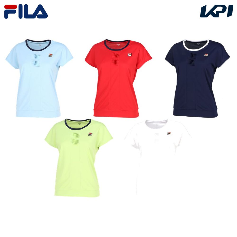 フィラ FILA テニスウェア レディース   ゲームシャツ VL2820 2024SS