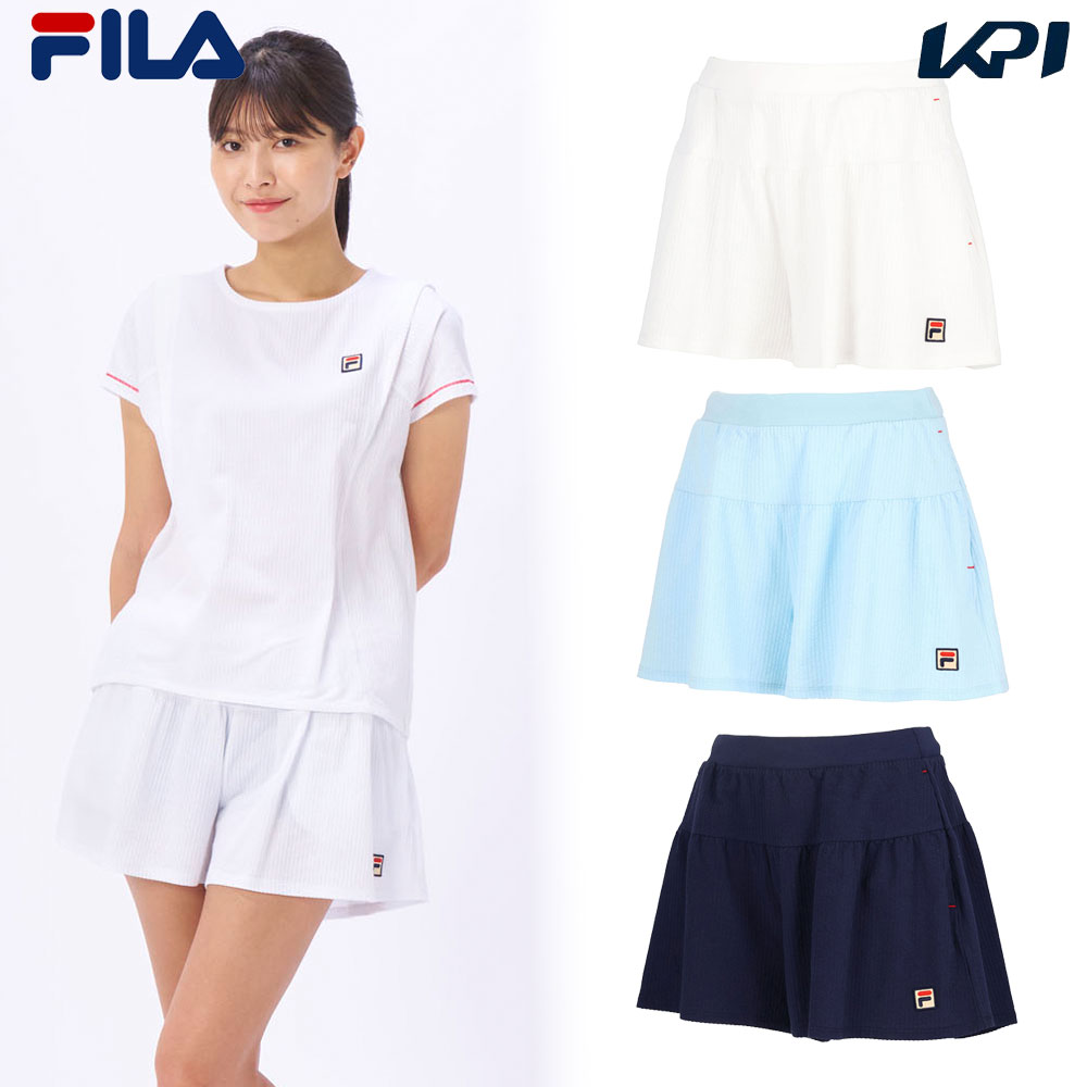 フィラ FILA テニスウェア レディース   キュロットパンツ VL2851 2024SS｜kpi